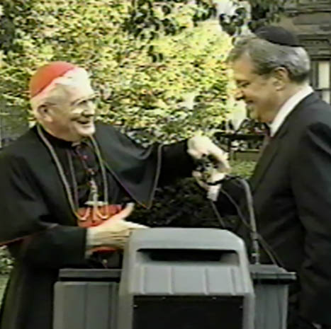 Cardinal William Keeler and Rabbi Joel Zaiman